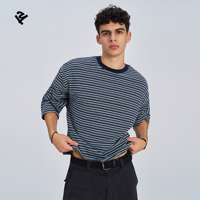 Striped t shirt for men